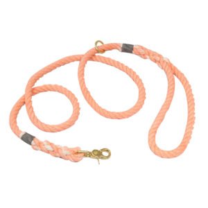 Cotton Orange Dog Rope Leash