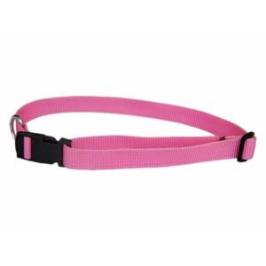 Pink Adjustable Dog Collar