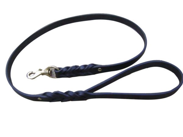 best leather dog leash braided