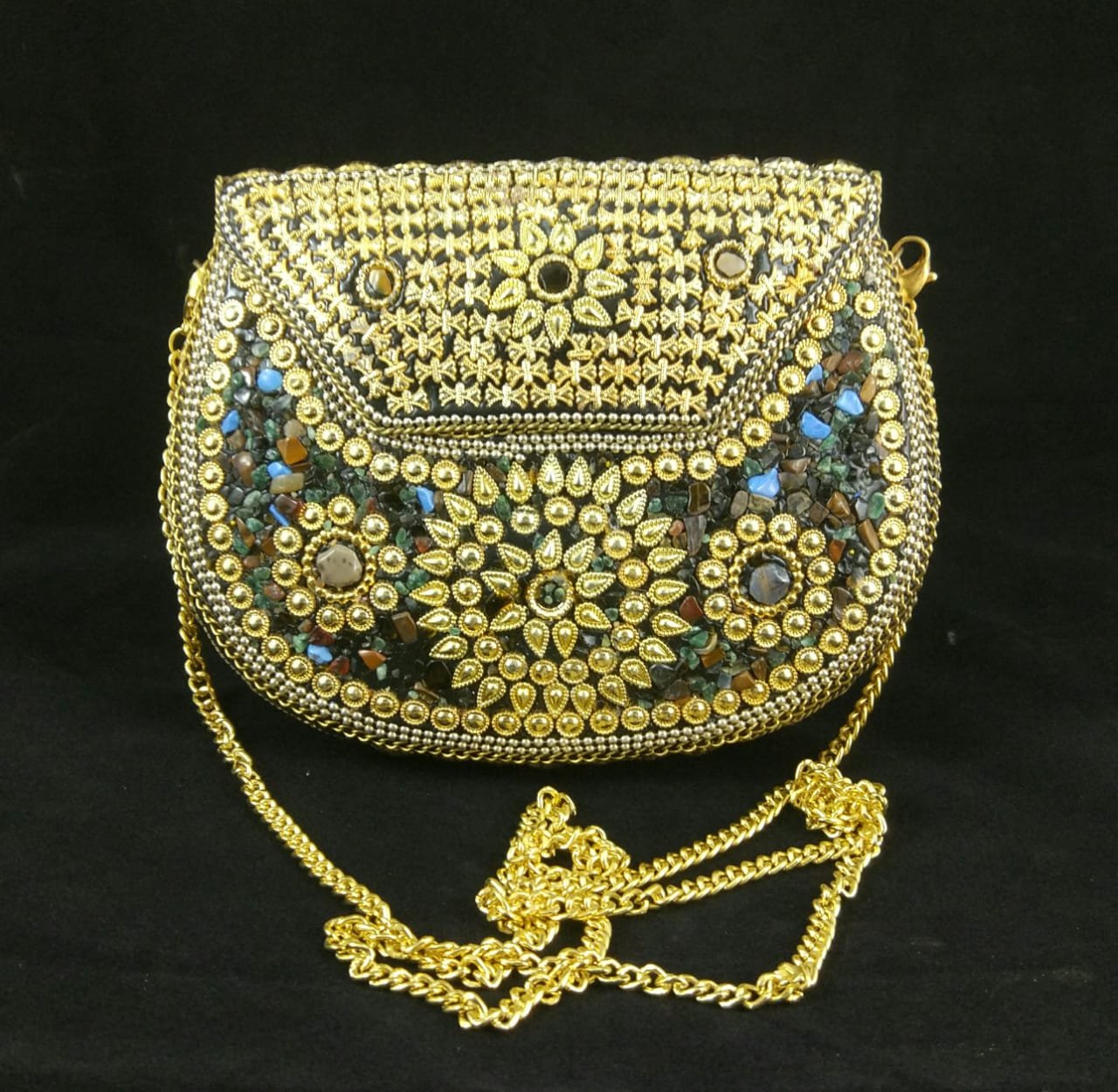 PURSEO Clutch Purses Handbag for Wedding Cocktail Party Bridal Clutch  Indian With Handle For Women and Girls : Amazon.in: Fashion