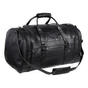 Black Genuine Leather Duffle Bags