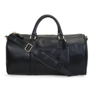 Leather Black Travel Bags