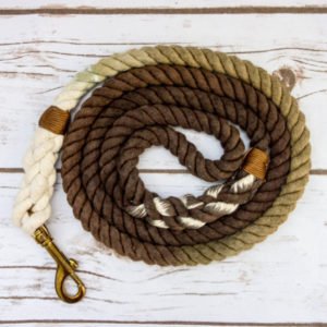 Cotton Brown Rope Dog Leash