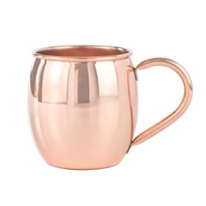 Round Copper Moscow Mule Beer Mug Cup