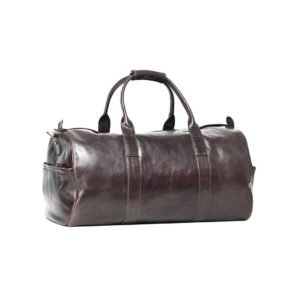 Solid Genuine Leather Travel Duffel Bags Large Size