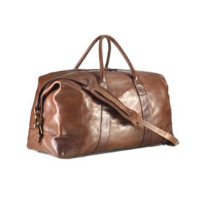 Hard Leather Travel Duffle Bag Stylish and Comfort
