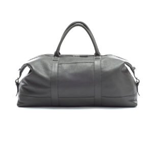 silver leather duffel travel handbags