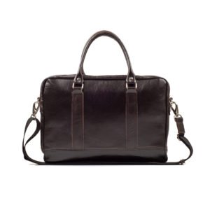 Dark Brown Leather 14 Inch Laptop Bags