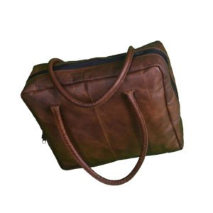 Genuine Leather Ladies Laptop Handbag