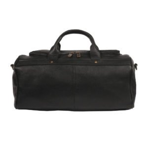 Black Leather Duffel Bags For Travel