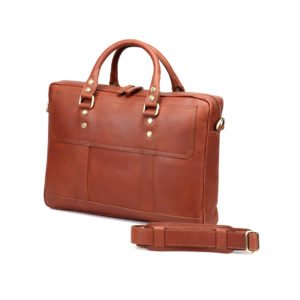 15 Inch Leather Luxury Laptop Office Bag