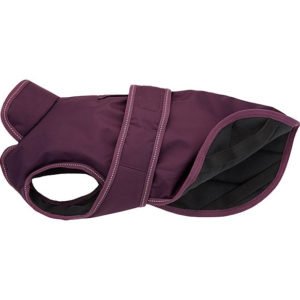 Purple Polyester Winter Breathable Warm Dog Coats