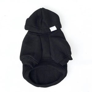 Cotton Black Small Dog Winter Clothes Dog Hoodies