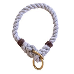Organic Hand Dyed Cotton Rope Dog Collar Manufacturer