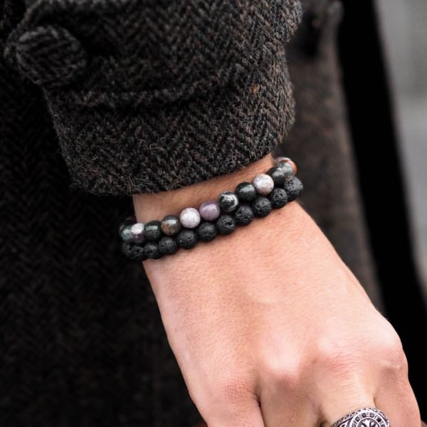 Multi Color Stone & Elegante Bracelet