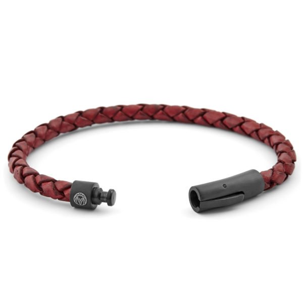 Adjustable Handmade Twisted Leather Bracelet Supplier