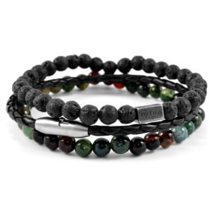 Designer Green living Men's bracelet