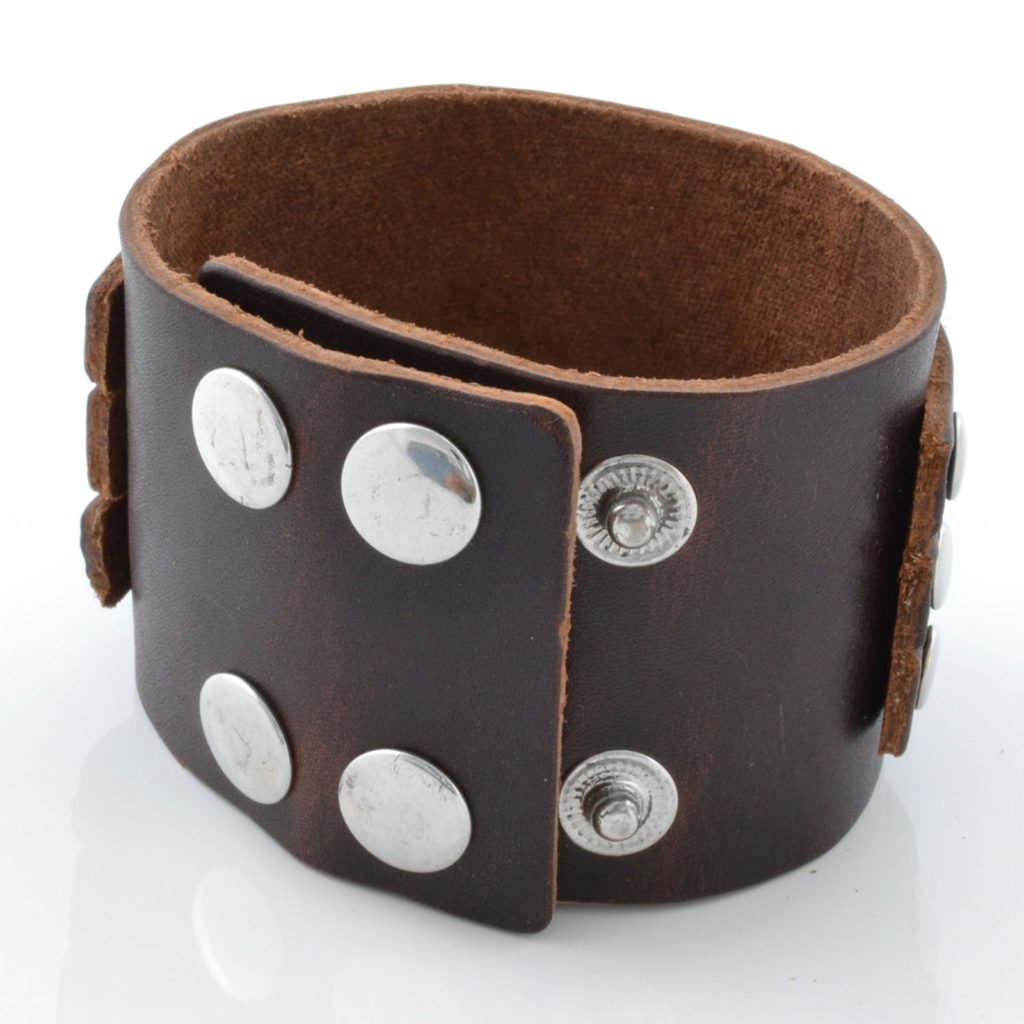 Mens Leather Bracelets Engraved