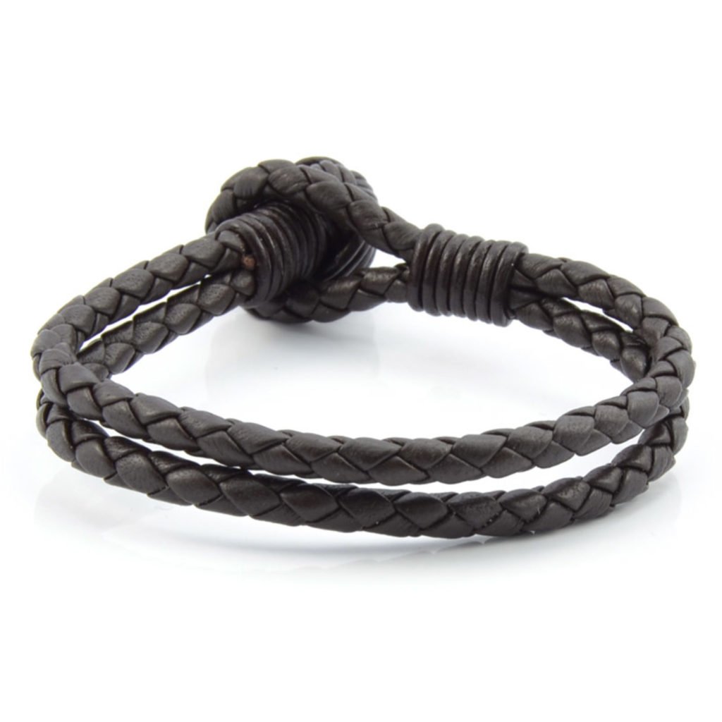 Mens Braided Leather Bracelets