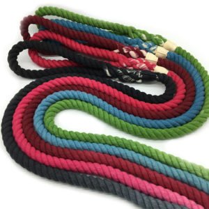 Solid Color Soft Cotton Rope Leash