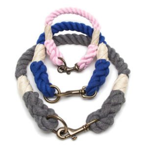 Custom Cotton Rope Collar For Small Medium & Large Dogs