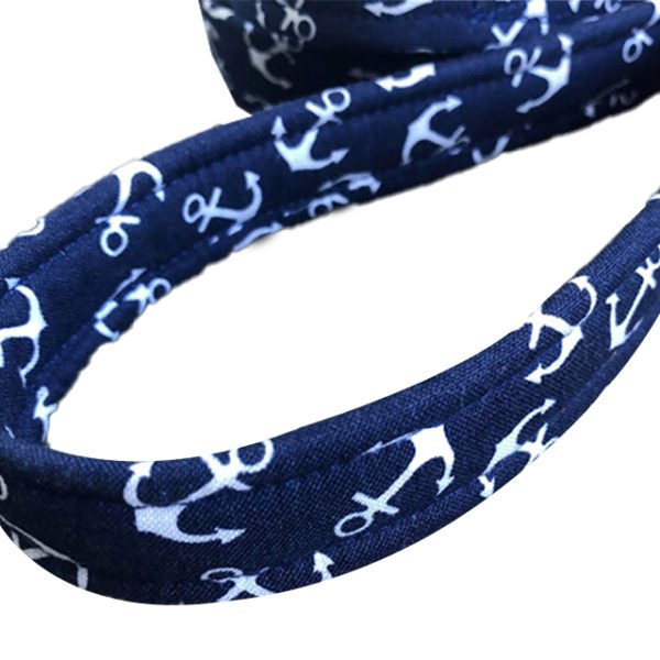 Nevy Blue Anchor Printed Dog Collar