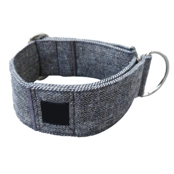 Wide Adjustable Gray Collar For Dogs Manufacturer