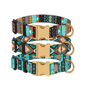 Boho & Tribal Personalized Nylon Dog Collars