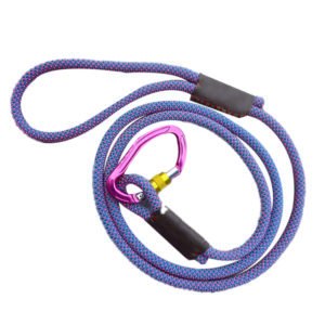 Strong Purple Climbing Rope Dog Leash