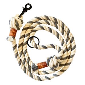 Soft Striped Nautical Cotton Rope Lead