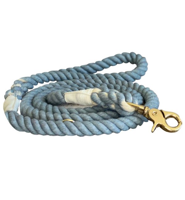 Gray Cotton Rope Leash Supplier