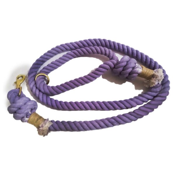 Purpe Cotton Ombre Leash For Dog Manufacturer